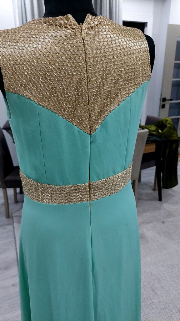 Nil yeşili klopatra model abiye - 4