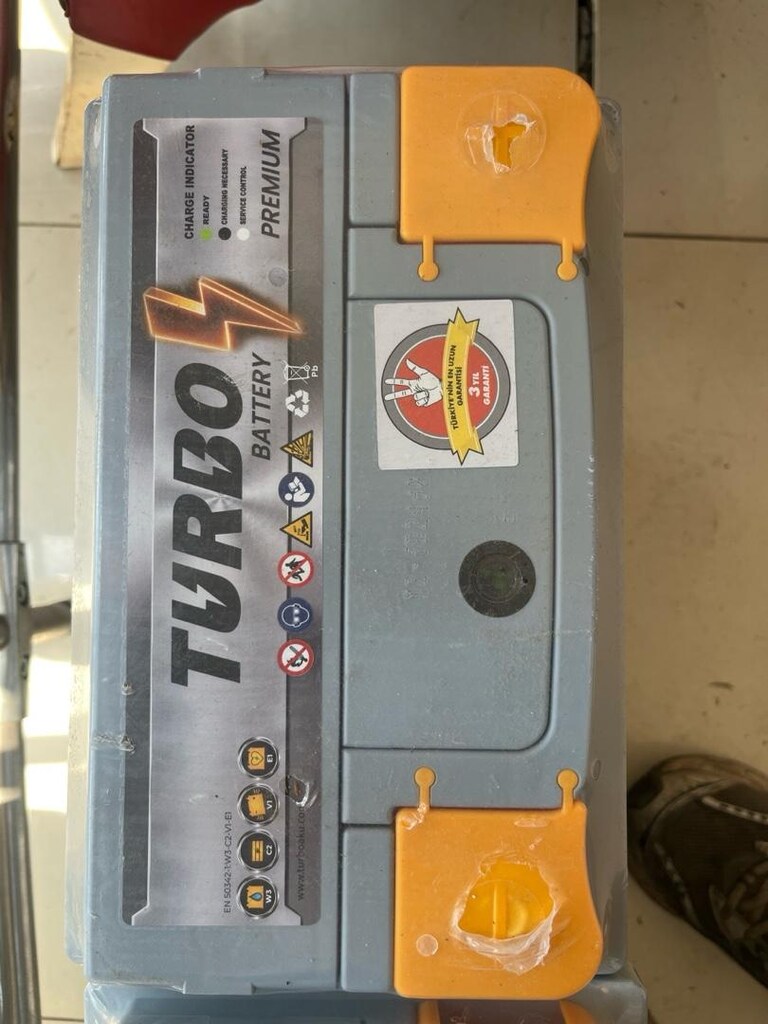 62 Amper 12V Turbo akü - 2