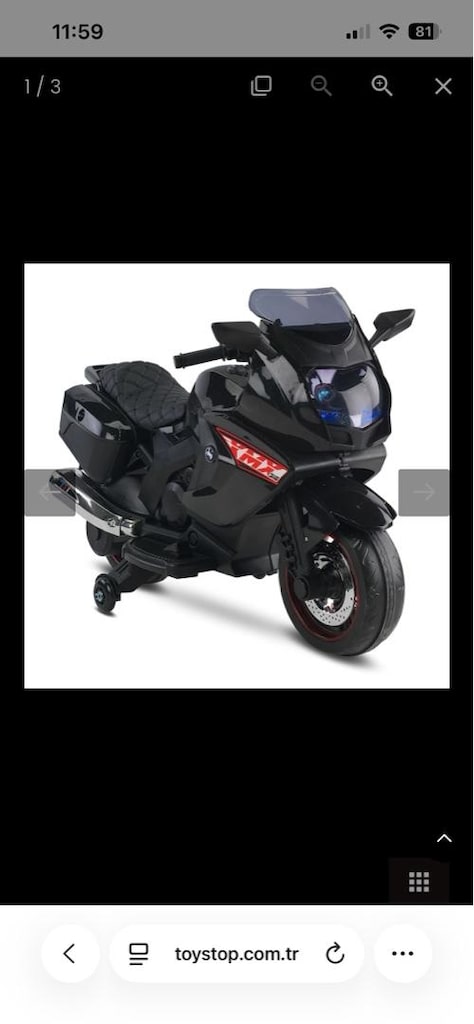 438A Akülü Siyah Motor 12V - 7