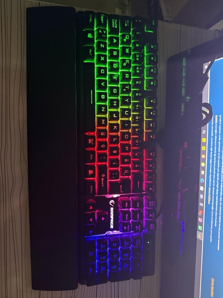 Rampage Runner KB-RX77 Membrane Switch Kablolu Oyuncu Klavyesi - 2
