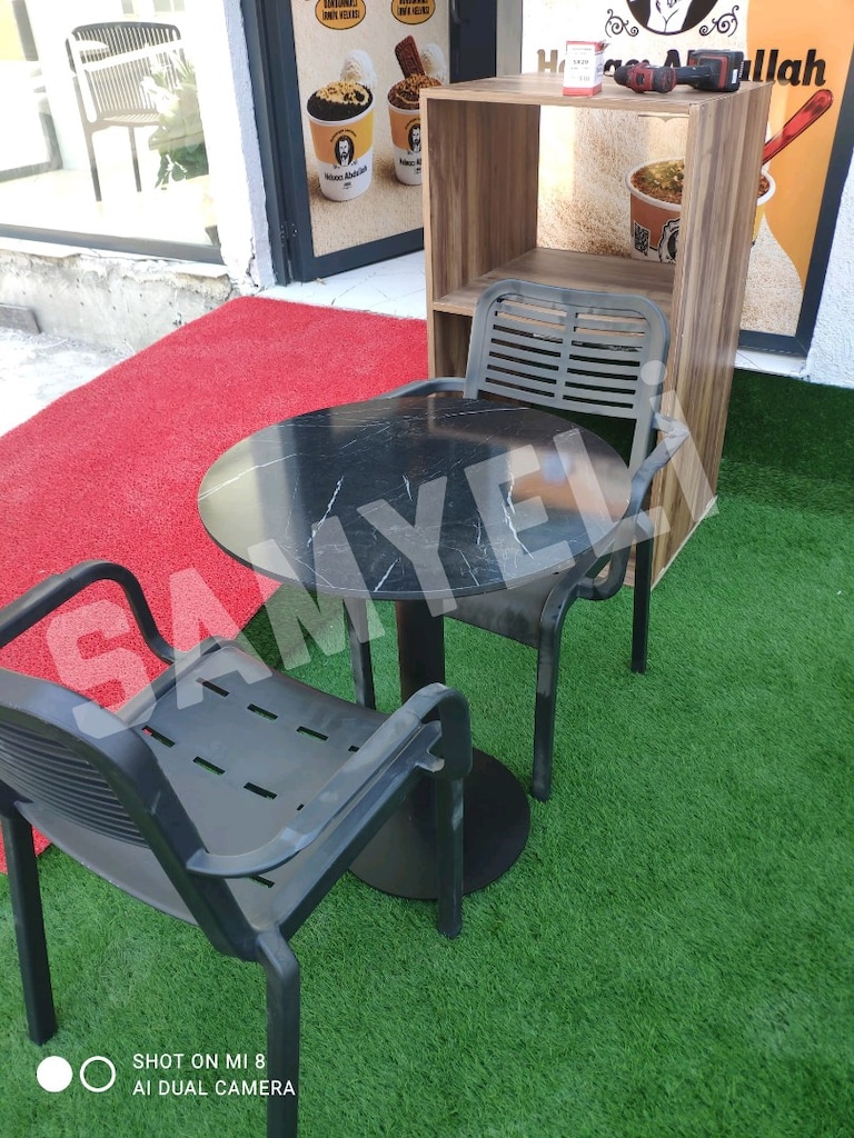 Mdf masa neva plastik sandalye - 2