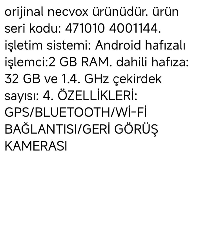 NECVOX MULTİMEDYA GARANTİLİ KUTULU SIFIR ÜRÜN - 5