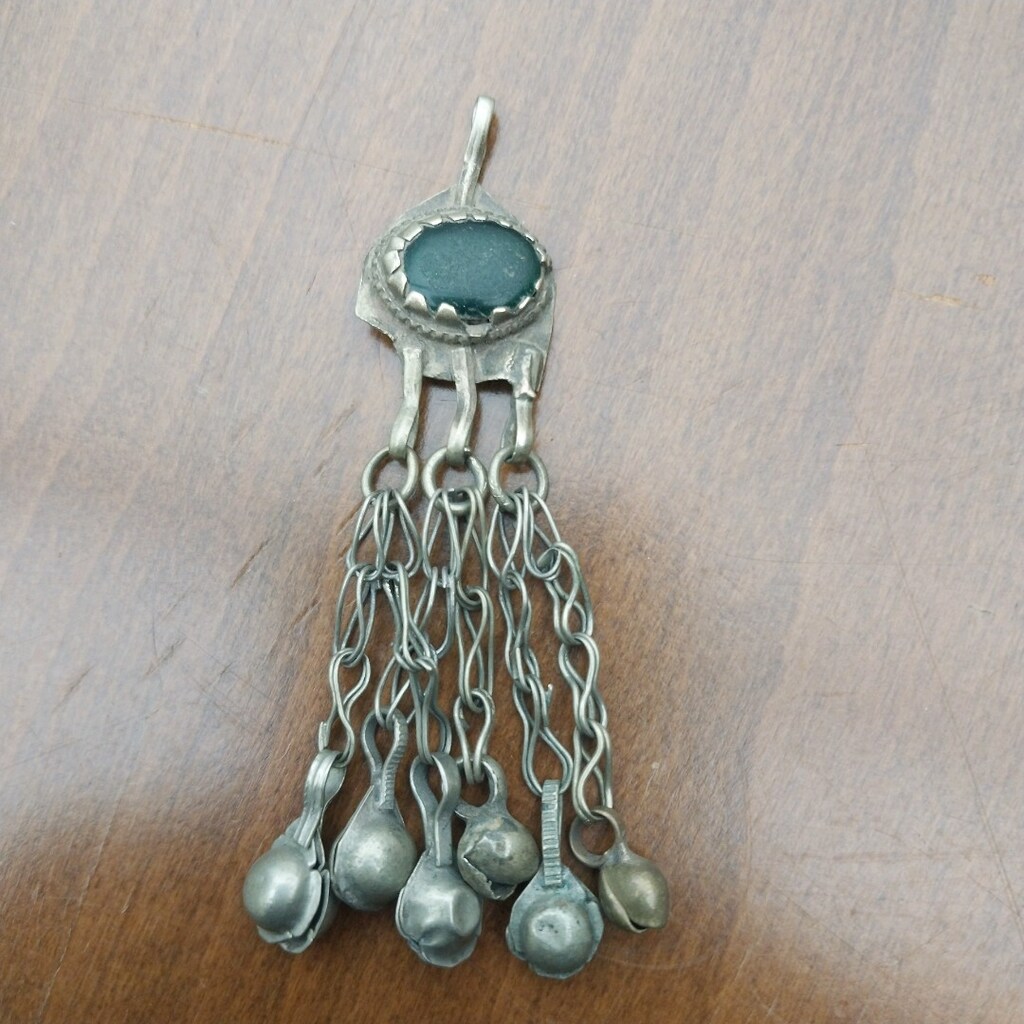 afgan,turkmen kolye ucu, püskül - 2