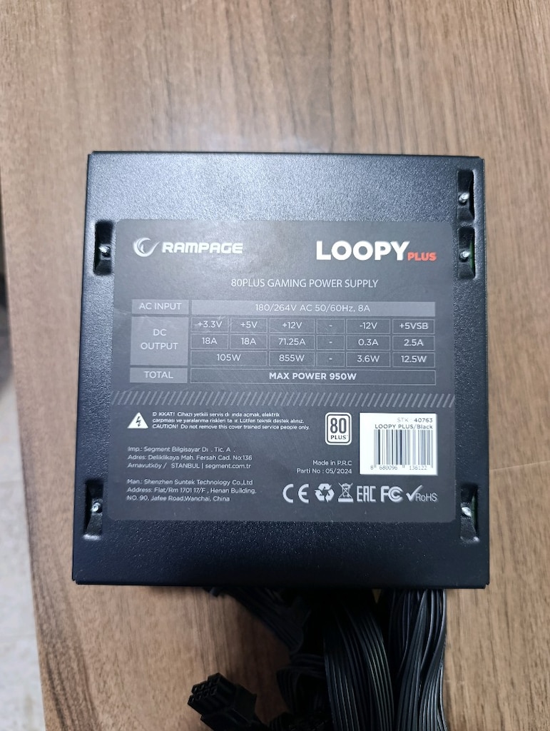 RAMPAGE POWER SUPPLY - 2