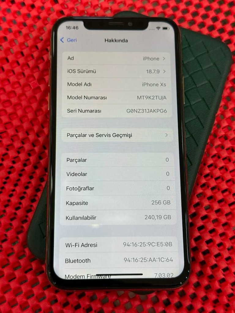 İPHONE XS 256 GB FACEBOOK ID PASİF TE CİHAZI TEMİZ 2. EL - 4