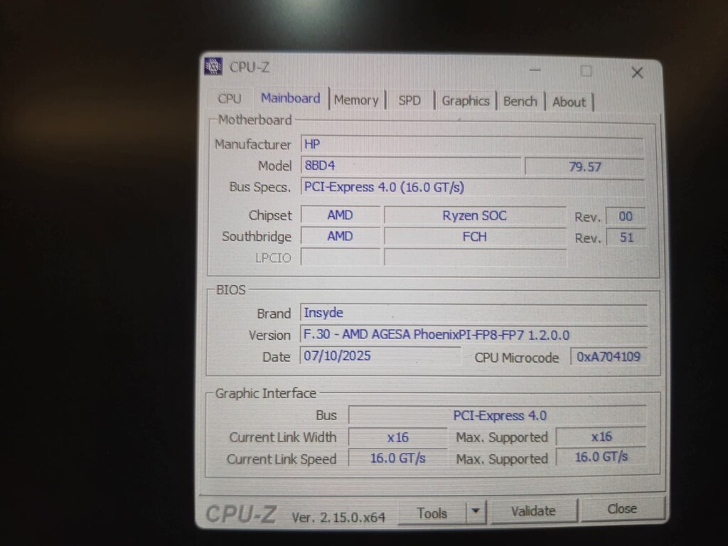 HP Victus 16 - RTX 4060 8GB 120W / Ryzen 7 7840HS / 32 GB DDR5 - 9