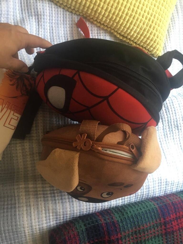 spider man örümcek adam çanta ve köpek şeklinde çanta - 2