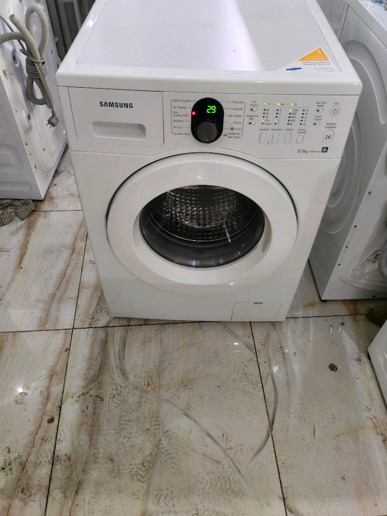 Samsung 8 kg 1000 devir çok temiz çamaşır makinesi - 9