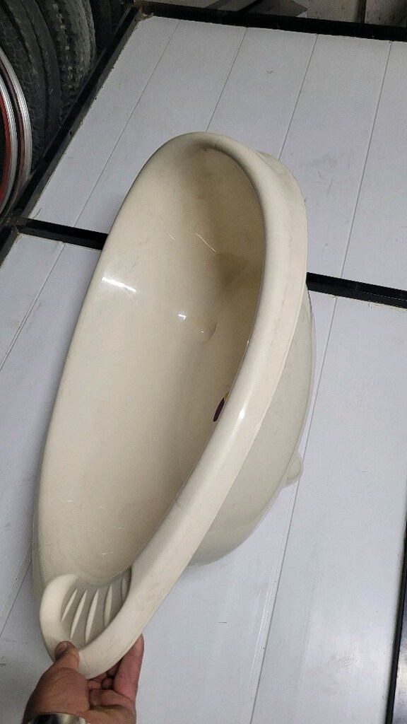 ördek tasarım çocuk küveti krem - 2