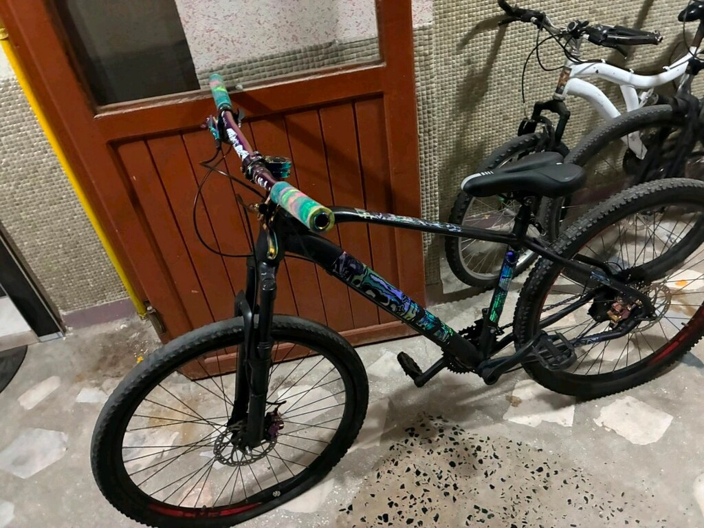 temiz modifiyeli 27,5 jant bisiklet 10 vites ayna kol hediye - 6