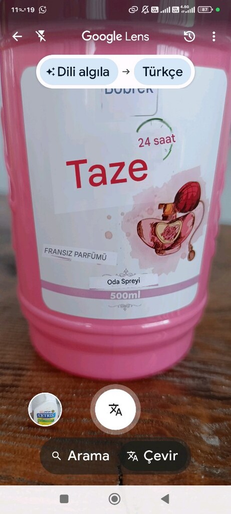 oda parfümü