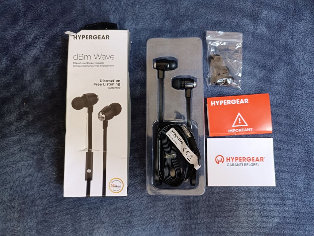 HyperGear dBm Wave Kablolu Mikrofonlu Kulak İçi Kulaklık
