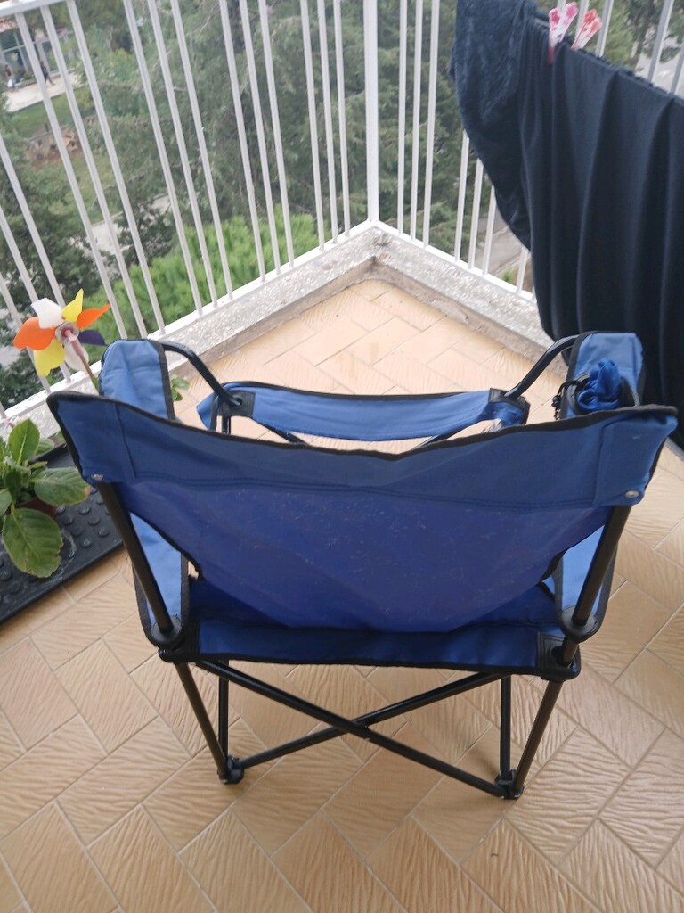 Mavi kamp sandalyesi - 2