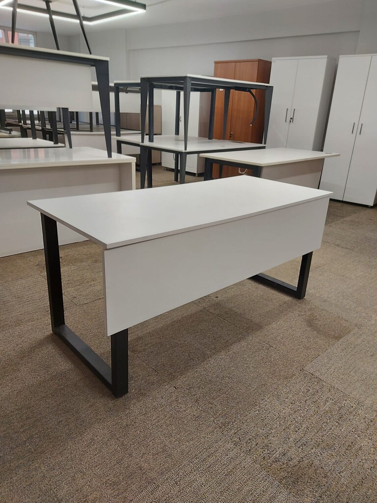 KLAS OFİS ÜSKÜDAR 120x70 BEYAZ ÇALIŞMA MASASI İKİNCİ EL - 2
