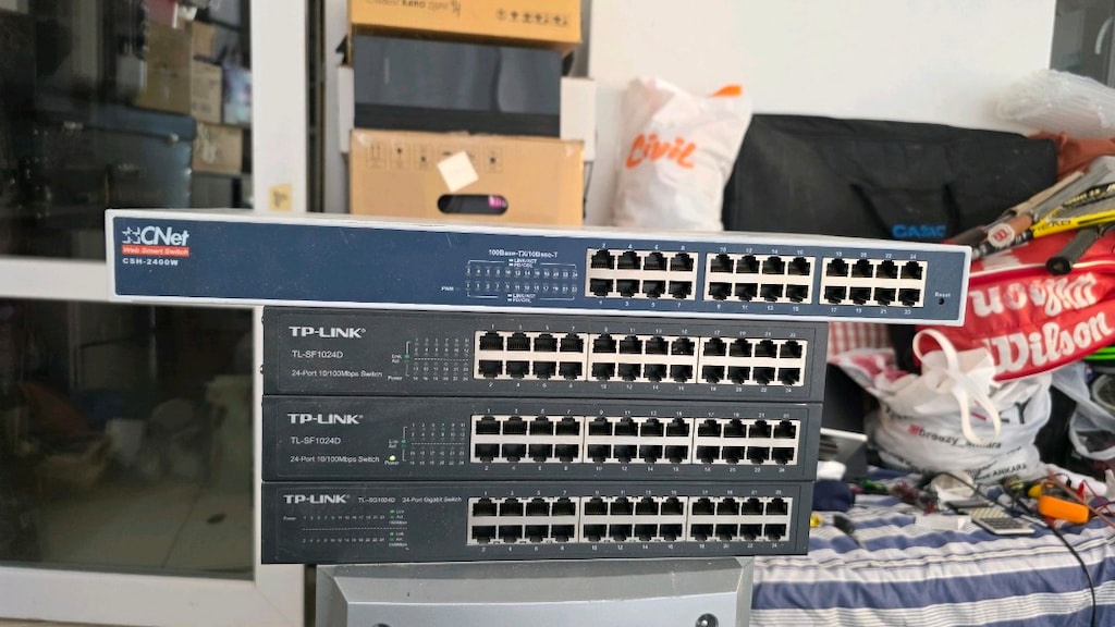 Tp-link 24 port 10/100 switch, eternet dağıtıcı, 1 adet fiyatı