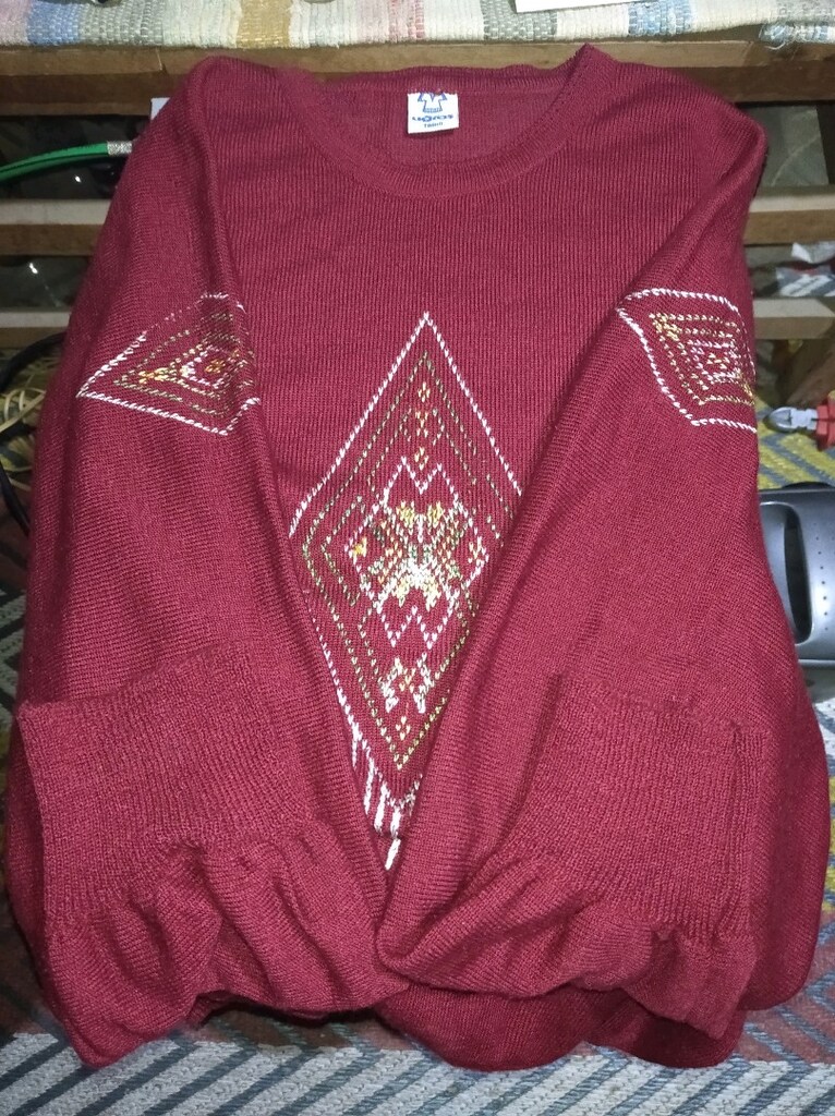 Uğraş Triko Bayan Kazak Bordo Renk.
