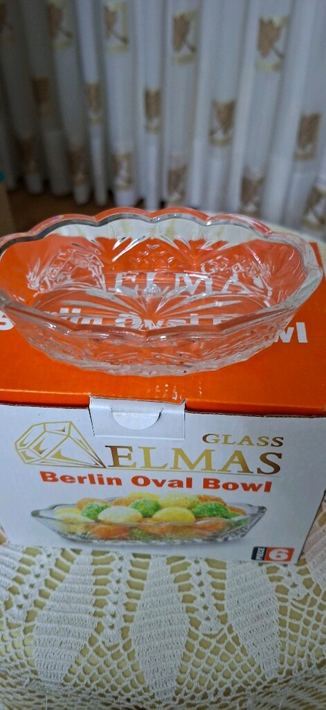 GLASS ELMAS BERLİN OVAL BOWL 6 LI - 2
