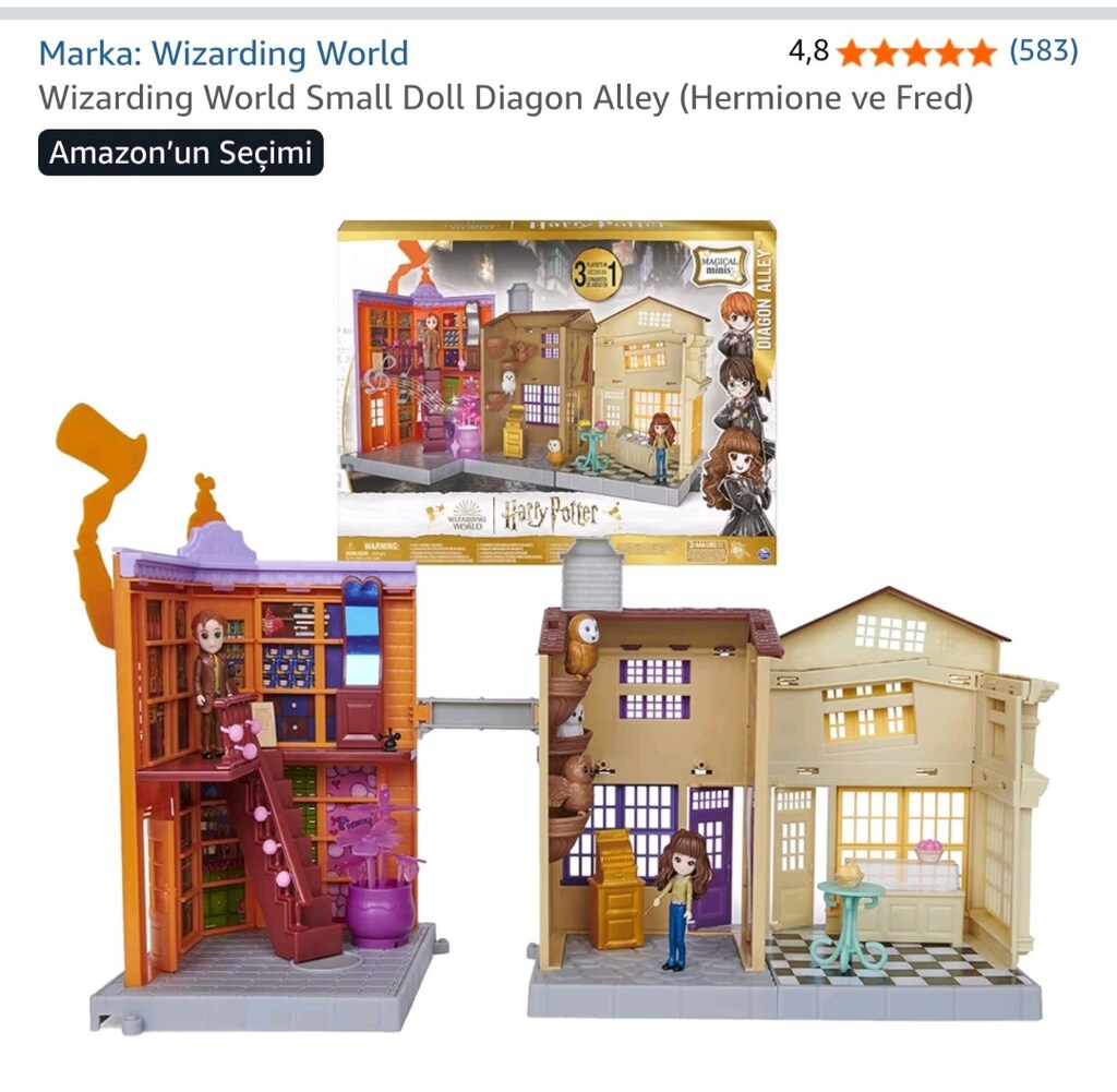 Harry Potter Wizarding World Small Doll – Hermione ve Fred Seti - 3