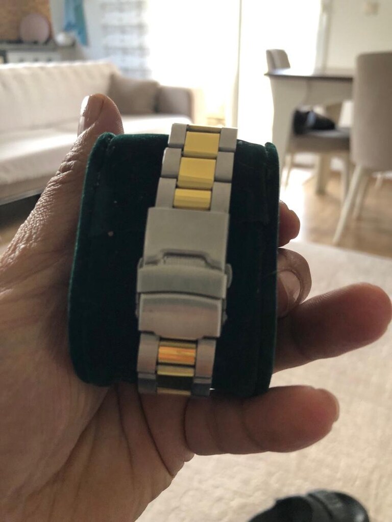rolex pil tavimli fosforlu çeklik kasa temiz yeni - 4