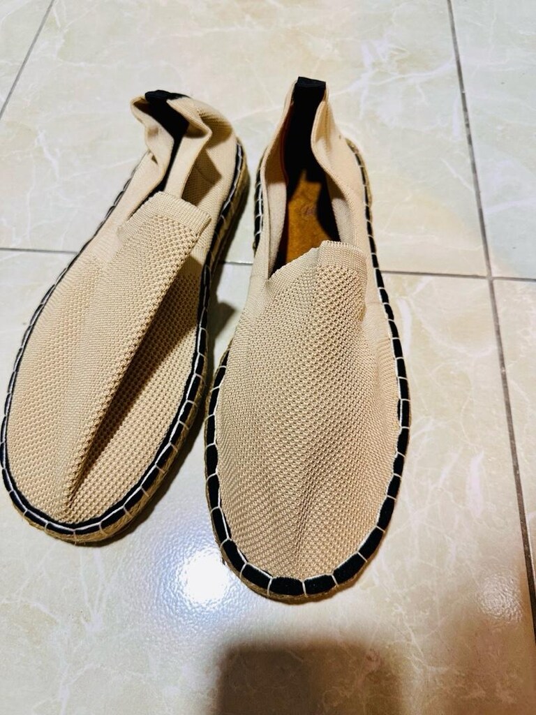 el yapımı triko espadril bej renk 44 numara - 5