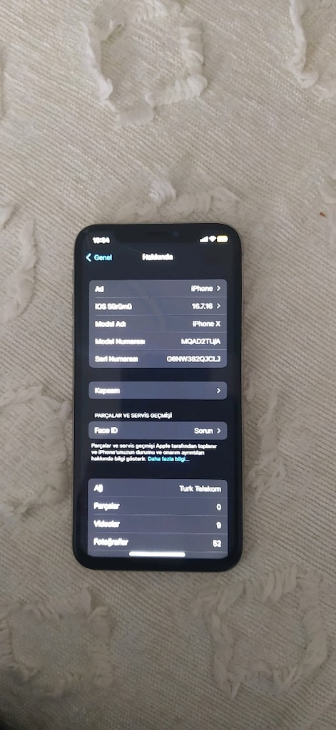 ön cam hafiften çatlak face id çalismiyor Türkiye telefonu - 5