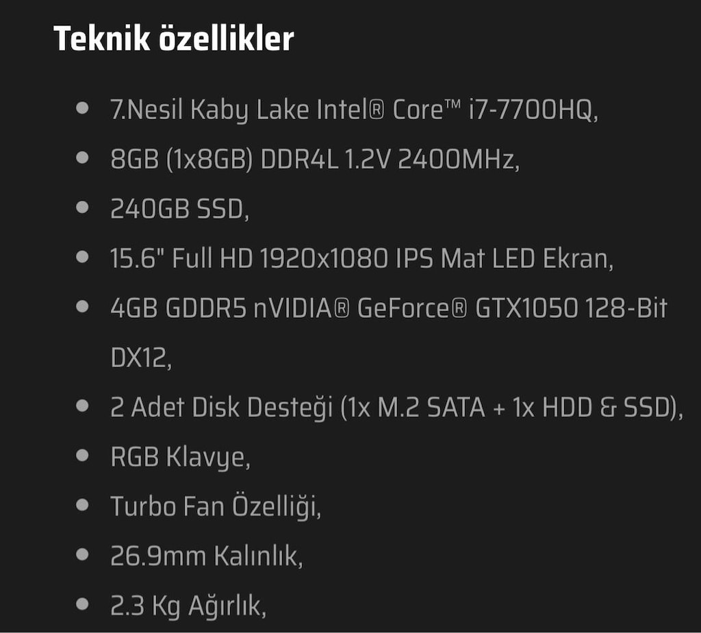 Monster Oyun Laptopu - 8