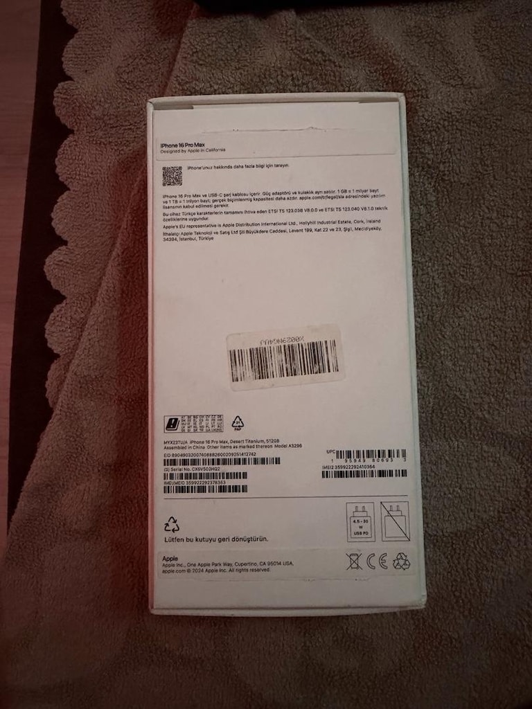 iphone 16promax garantili 512gb - 5