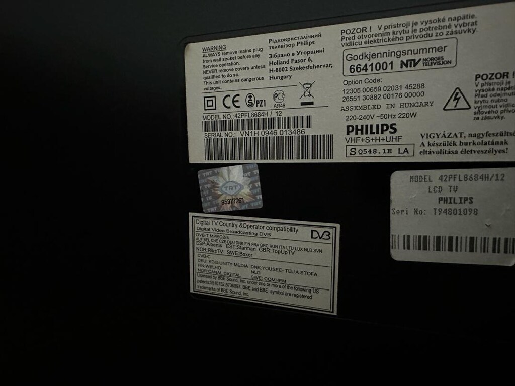 Philips 42PFL8684H Televizyon Amblight ve Full HD - 42 inch - 107Ekran - 14