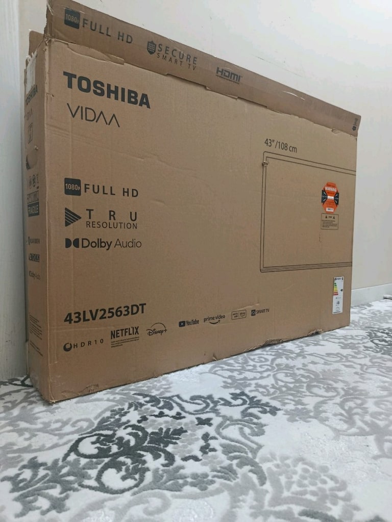 110 ekran Toshiba marka smart LED TV sıfır kutusunda - 2