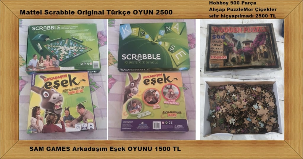 OYUNLAR VE Hobboy 500 Parça Ahşap Puzzle Mor Çiçekler DETAYLARI OKUYUN