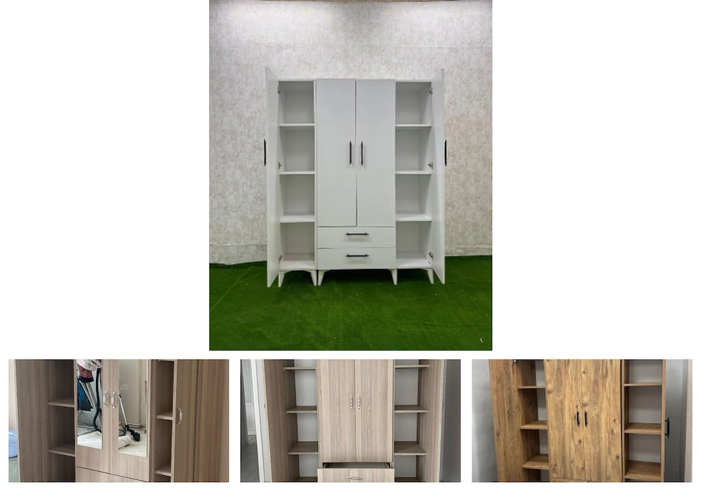 4 kapaklı elbise dolabı gsemjvlpcf - 4