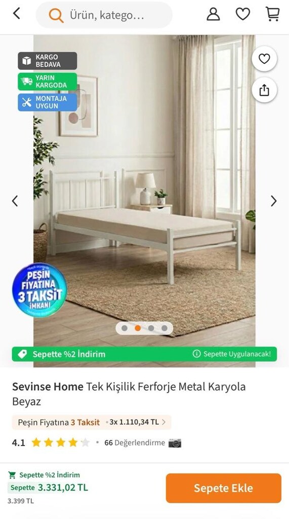 tek kişilik 80x200 - 2