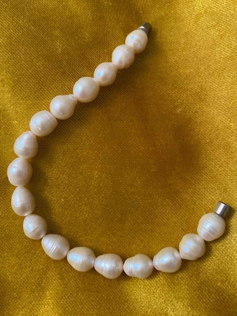 Hakiki İnci Vintage Bileklik - 2