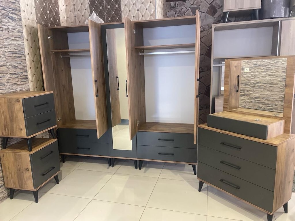 5 kapaklı elbise dolabı takımı - 2