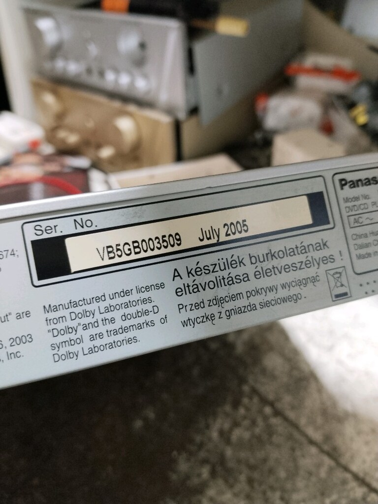 PANASONİC - DVD - S 295 MARKA VE MODEL NUMARALI DVD / CD PLAYER - 5