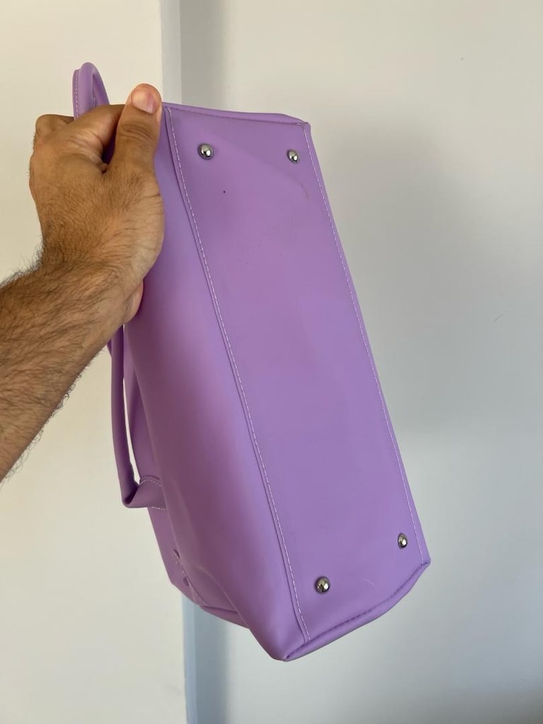 mor jelly firkin birkin El Çantası - 3