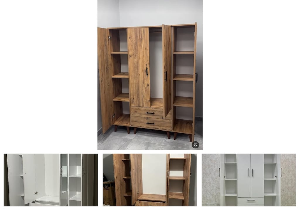 4 kapaklı elbise dolabı otjjfhnzod - 4