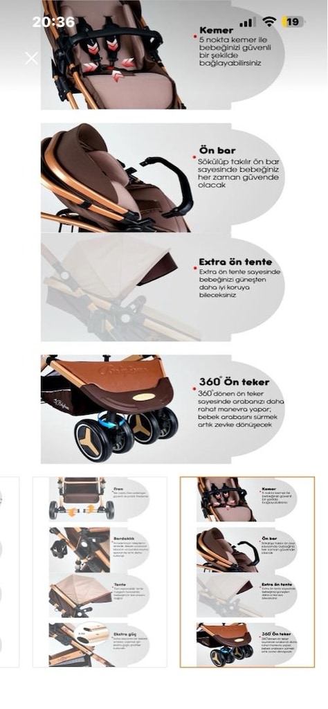 travel sistem bebek arabası - 6
