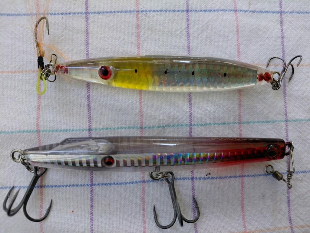 iki adet rapala, maket yem - 4