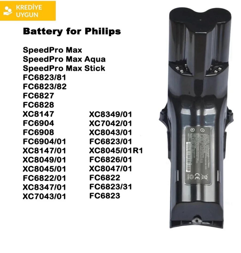 PHILIPS FC 7043 Speedpro Max Şarjlı Dikey Süpürge Batarya - 9