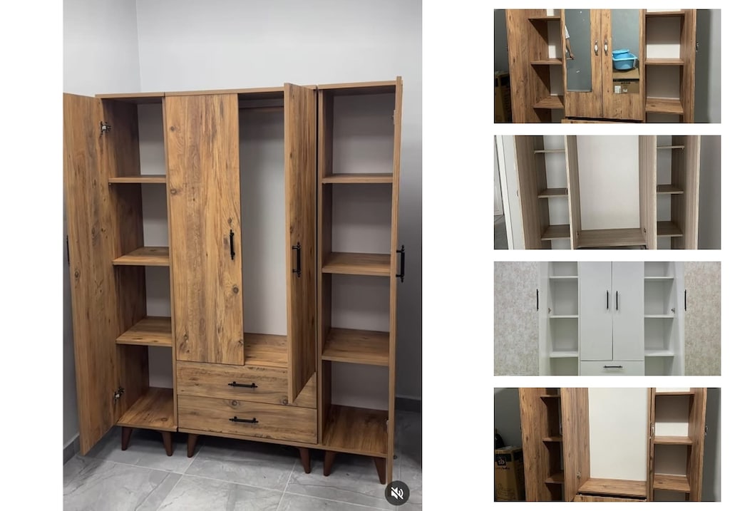4 kapaklı elbise dolabı jxlhwjcajw - 3