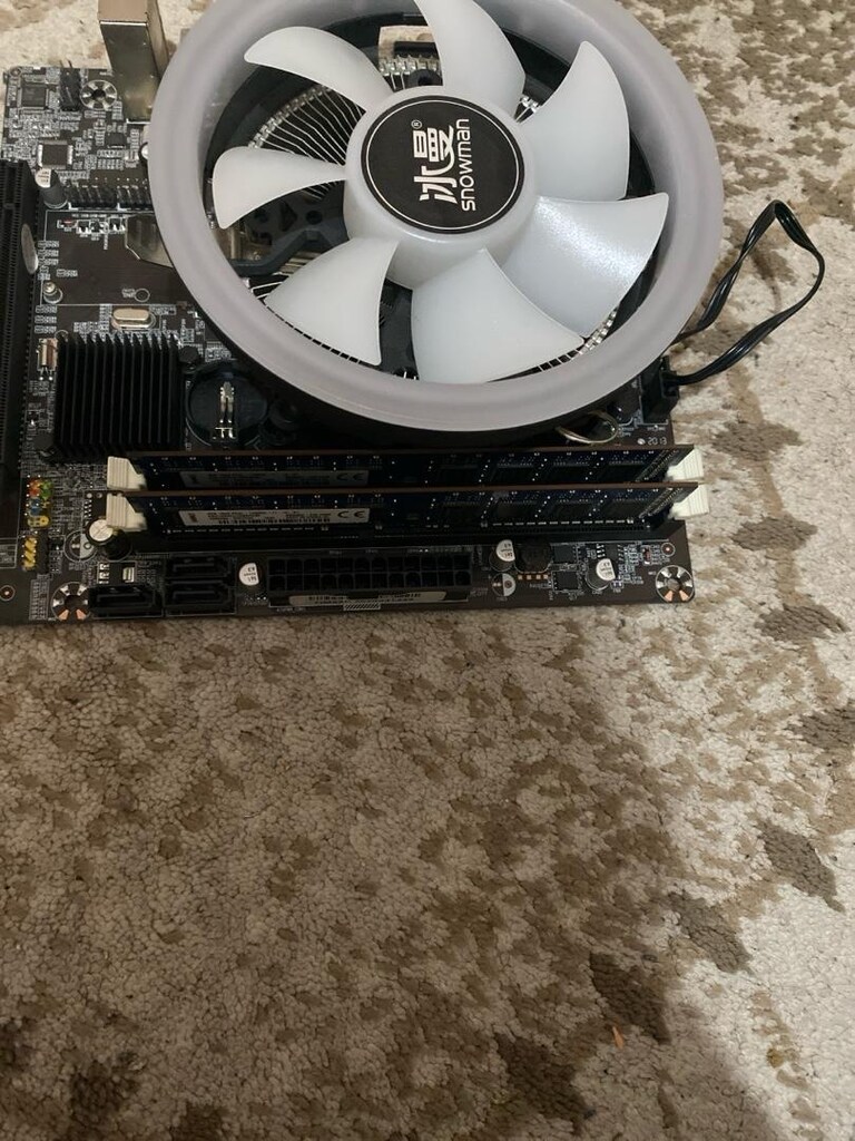 ddr3 anakart + i5 işlemci + 8gb 1600mhz ram + cpu fan - 2