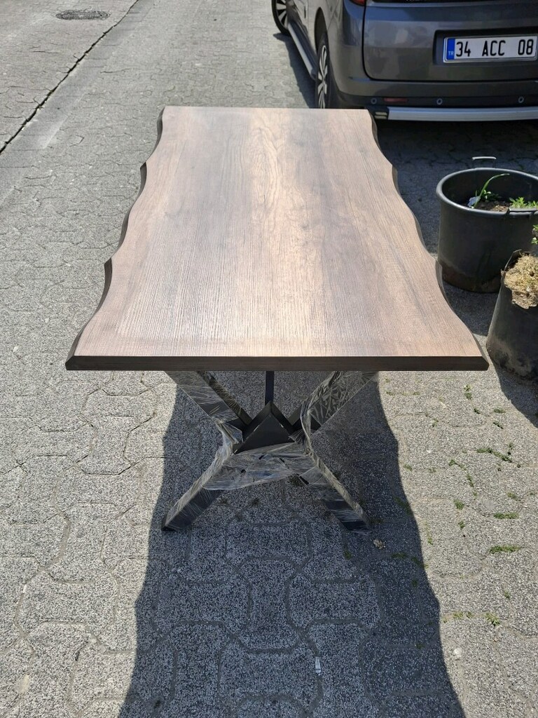 ergo sandalye ceviz görünümlü mdf masa modeli - 3