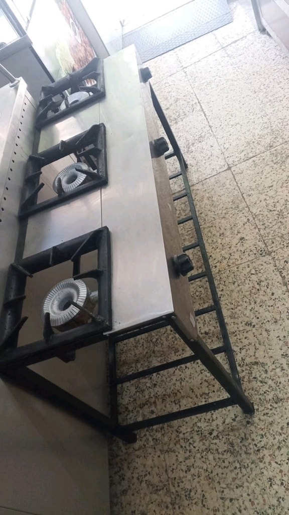 Lokanta ocağı 3 gözlü Tüplü 140/50 - 5