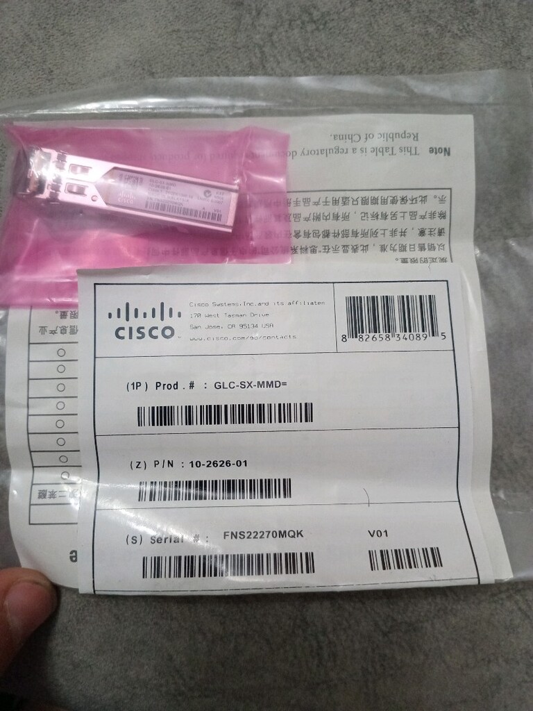 Cisco GLC-SX-MMD= Orijinal SFP Modül – Sıfır / Kapalı Ambalaj - 2