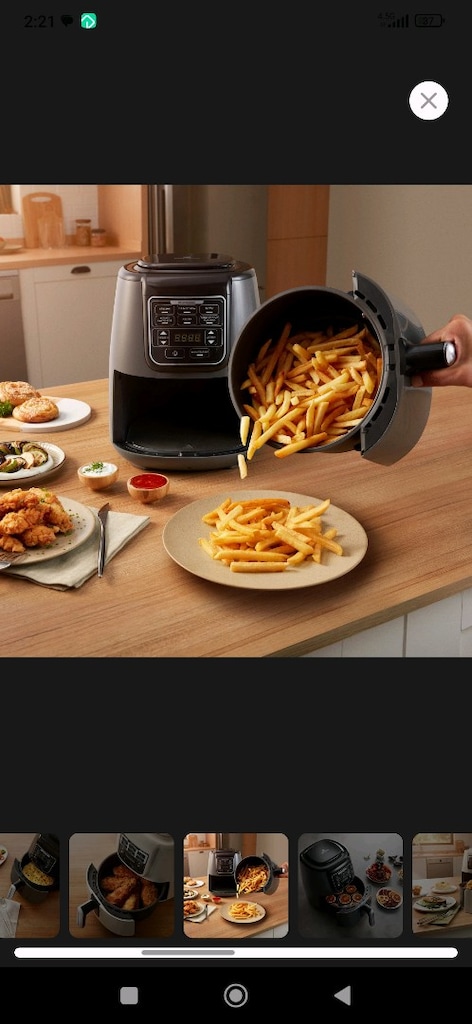sifir karaca Air pro közleme özellikli airfryer - 5