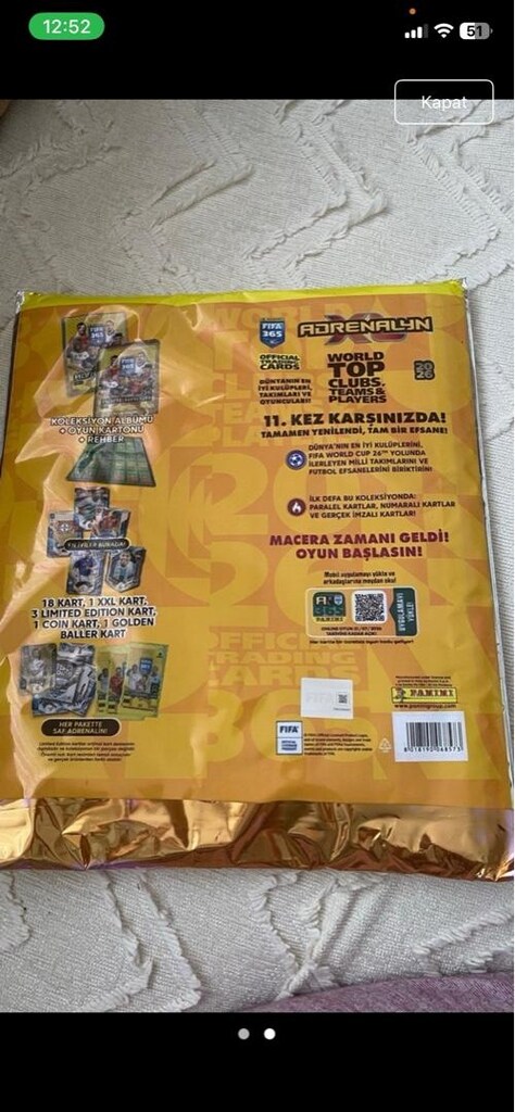 dünya kupası kart albümü - 2