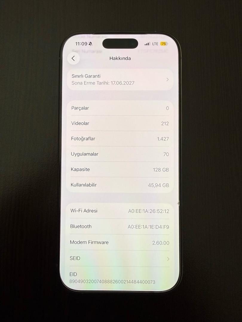 Garantili İphone 16 Pro 128 - 7