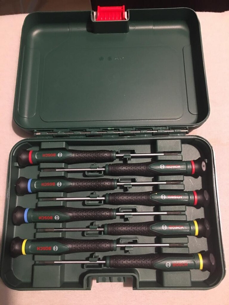 Bosch hassas tornavida seti sekiz parça saklama kutu - 7