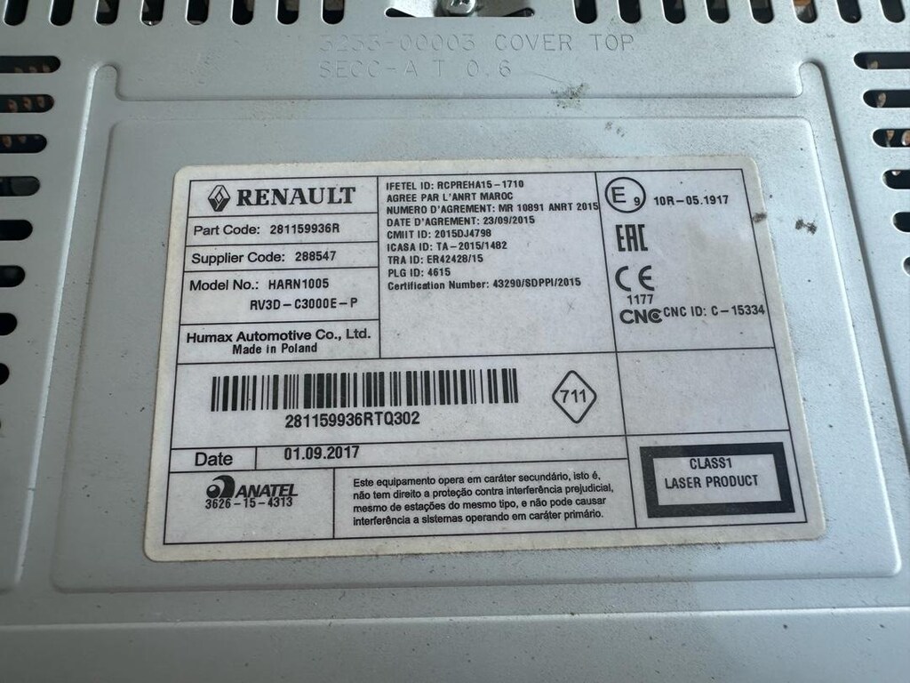 RENAULT ORJİNAL TEYP - 5